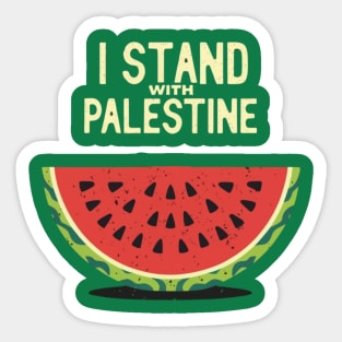 I stand with palestine Sticker